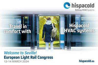 Hispacold patrocina el European Light Rail Congress 2024