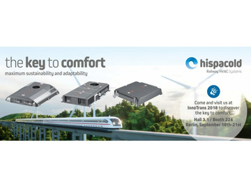 Hispacold présente ses nouveaux systèmes de climatisation pour véhicules ferroviaires à InnoTrans
