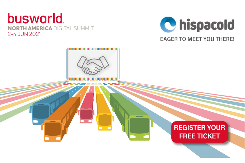 Hispacold presentará sus novedades en Busworld North America Digital Summit