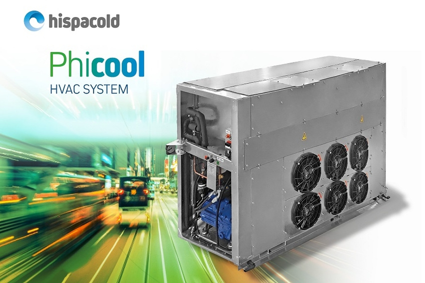 Hispacold HVAC for the Enviro500EV Charge, 100% electrical North American version of the double-decker ADL vehicle 