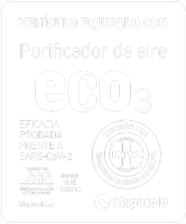 vehículo equipado con purificador de aire