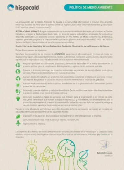 Política de Medio Ambiente