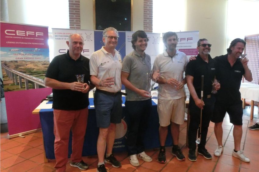 Gonzalo Barea, champion of the First Category in the Spanish Golf Cup for the Railway Sector 2023