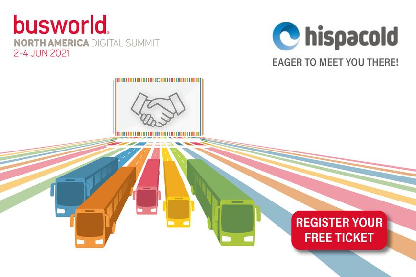 Hispacold presentará sus novedades en Busworld North America Digital Summit